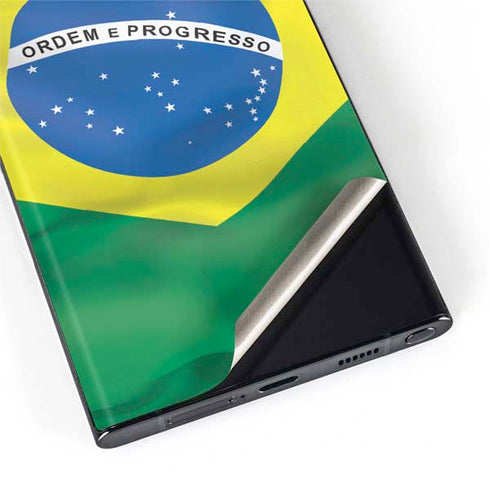 Brazil Flag Galaxy S22 Ultra Skin